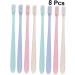 Buy Organic Charcoal Toothbrush Set - 16 Eco-Friendly Travel Toothbrushes with Caps - Household Care for Vegans - Buy Online on GoSupps.com
