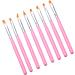 Healeved 3 Sets Nail Art Tool Uv Gel Nail Brush Cleaning Gel Nail Painting Pen Nail Art Brush Nail Art Supplies Builder Gel for Nails Nail Art Tips Builder Nail Gel Pink Manicure Flower Pen - Buy Online on GoSupps.com