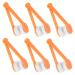 Hemoton 6pcs Glasses Cleaning Cloth Portable Eyeglass Brush Eyeglasses Scratch Remover Eyeglasses Cleaner Spectacle Cleaning Tool Mini Glasses Brush Eyewear Clip Brush Eyeglasses Wiper Abs