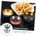 Zerodeko Mini Food Soy Sauce Dish 2pcs Seasoning Dish Soy Sauce Ketchup Stainless Steel Soybean Stainless Steel Bowl Sauce Bowls 8.3X8.3X2.8CM Assorted Color - Buy Online on GoSupps.com