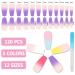 Artquee 120pcs French Ombre Press on Nails Set - Medium Long Matte Coffin False Acrylic Nails - Multicolor Manicure Kit for Women and Girls - Buy Online on GoSupps.com