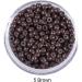 200pcs 3.0mm Silicone Nano Rings Hair Extension Beads - Brown - Buy Online on GoSupps.com