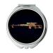 YENDOSTEEN Mirror Compact Mirror gun cleaning kit Round Mirror cool gun background pocket mirror portable mirror