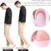 Height Increase Wedge Insole Socks | Invisible Silicone Heel Pad for Plantar Fasciitis Relief | Black 3.5CM/1.4 Inch - Buy Online on GoSupps.com