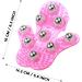 JAYIOLA 3x Massage Gloves with 9 Rotating Balls - Versatile Massage for Face Neck Back Chest Stomach Legs & Feet | International Shipping Available - Buy Online on GoSupps.com