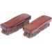 Shoe Brush Natural Wood Bristle Horse Hair Shoe Boot Brush Polish Brush Leather Boots Cleaner Care Brush(17x2cm) - Buy Online on GoSupps.com