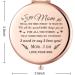 Wailozco 'To My Mom, I Love You' Rose Gold Compact Mirror - Unique & Meaningful Gifts for Mother's Day, Birthday, Christmas from Son - Buy Online on GoSupps.com