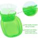 Keedolla Denture Cups for Soaking Dentures Denture Cleaning Case Retainer Container Mouth Guard Bath Box Holder Case with Brush for Night Guard Gum Shields and Dental Appliances Green - Buy Online on GoSupps.com