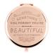 Birthday Gifts for Women-Compact Makeup Mirror,Gifts for Women, Festival ,Valentine's Day,Christmas,Mother's Day, Graduation Party,The Gift for mom,Wife,Sister,Daughter,Friend,Classmate (Rose Gold)