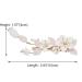 AW BRIDAL Gold Flower Hair Clip Wedding Hair Comb Barrette - Bridal Hair Accessories for Women & Girls - Buy Online on GoSupps.com