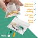 Reusable Plastic Pill Organizer Bags - 100 Count Clear Pill Pouch 3x2 inches - Perfect for Travel & Daily Use - Buy Online on GoSupps.com