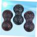 Buy Gatuida 3-St Peanut Yoga Roller & Spiky Massage Balls - Best Fitness & Physical Therapy Tool for Pain Relief - International Shipping Available - Buy Online on GoSupps.com