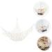 Beaupretty Yoga Ball Stand & Children's Hammock - Sully Plush Hanging Mesh Toy for Kids & Pets | Durable White Cotton Fitness Network - Buy Online on GoSupps.com