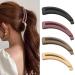 ZSPERKLA 4 Pcs Large Banana Hair Clips for Thick Hair Vintage Banana Clip Non-Slip Matte Ponytail Hair Clip Hair Styling Accessories for Women and Girls