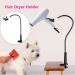 Pet Dog Cat Hair Dryer Holder stainless Steel No - Hands Blow Dryer Holder with Clamp Adjustable 360 Degrees Rotatable for Dog Pet Grooming Table - Buy Online on GoSupps.com