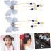 GALPADA 2 Pairs Hanfu Butterfly Headdress Kimono Barrettes for Hair Accessories for Barrettes for Thick Hair Decorative Hair Clips Tiara Walk Alloy Temperament Child - Buy Online on GoSupps.com