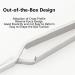 Silver Stainless Steel Nail Shaping Clip Double Ended Nail Pincher Cuticle Remover Multifunctional Tweezers Tool for Nail Care Silver(Bend) - Buy Online on GoSupps.com