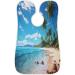 Beard Bib Apron - Ultimate Beard Hair Catcher for Men | Perfect Father's Day & Christmas Gift with Suction Cups | Beach Coconut Tree Design - Buy Online on GoSupps.com