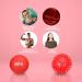 Resulting Lacrosse & Hedgehog Ball Massage Set for Plantar Fasciitis Relief | Deep Tissue Foot & Trigger Point Massage (Red) - Buy Online on GoSupps.com