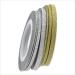 6 Rolls Nail Art Glitter Gold Silver Stripping Tape Line Strips - DIY Beauty Accessories - Buy Online on GoSupps.com