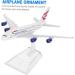 Abaodam 1pc Airplane Model Ornament Decor for Office Metal Airplane Decor Airplane Shape Decor Airliner 3D As Shown 16x14cm - Buy Online on GoSupps.com