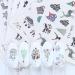 susiodeu 12 Sheets Christmas Nail Art Decals DIY Fashion Self-Adhesive Nails Patches Beauty Manicure Tools Home Salon Accessories - Buy Online on GoSupps.com