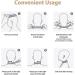 Adjustable Cervical Collar 360 Rotation Adjustment Neck Support Folding Design Easy to Carry Neck Brace for Sleep Simpler and More Beautiful - Buy Online on GoSupps.com