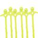 UGpine Hair Drain Clog Remover Tool(6pcs) 20inch Plastic Snake Drain Hair Remover Tool For Sewer/Toilet/Kitchen Sink/Bathroom Tub