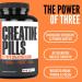 Crazy Muscle Creatine Monohydrate Pills Premium 3 Type 5g Creatine Pills Pre and PostWorkout & Keto Energy Builder Easy to Take Three-Atine for Optimum Performance Men Women 180 Tablets - Buy Online on GoSupps.com