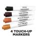 Weiman Wood Repair System Kit - Fix Scratches on Floors & Furniture | 4 Filler Sticks & 4 Touch Up Markers - International Shipping Available - Buy Online on GoSupps.com