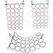 Bird Mirror Swing Cage Toy for Parrots - Hanging Play with Mirror for Greys, Parakeets, Cockatoos, Conures & More! - Includes Perch - Buy Online on GoSupps.com