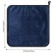 VIVOTE Microfiber Makeup Remover Cloths - Reusable Soft Face Towels (6 Pack 12"x12" Dark Navy Blue) for Effortless Facial and Skin Care - Buy Online on GoSupps.com