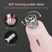 Women's Rechargeable Ear Nose Hair Trimmer - Painless Facial Hair & Eyebrow Trimmer - Waterproof Dual Blades Shaver - 2023 Professional Pink Clipper - Buy Online on GoSupps.com