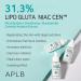 APLB Glutathione Niacinamide Ampoule Serum | LIPO GLUTA NIAC CEN 31.3% 1.35 FL.OZ/Korean Skincare Long lasting moisturizing Improve skin elasticity Revitalize for gentle and improve skin texture - Buy Online on GoSupps.com