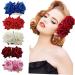 Beaupretty Hair Accessory for Women Barrettes for Women Hair Combs for Women Rose Hair Comb Rose Hair Clip Flower Hair Comb Fork Comb Hairpin Hair Accessories Red Headgear - Buy Online on GoSupps.com