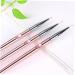 Ipetboom Poly Nail Art Liner Drawing Brushes Colored Drawing Tool for Manicure Star Room Decor Manicure Nail Art Brush Practical Nail Art Liner Brush Pink Painted Pen - Buy Online on GoSupps.com