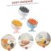 Magiclulu 3-Piece Silicone Shampoo Brush Set | Scalp Massager & Peeling Head Washer for Hair Care | International Shipping Available - Buy Online on GoSupps.com