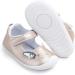 LACOFIA Baby Girls Mary Jane Flats - Infant Anti-Slip First Walking Shoes - Size 3 UK Child B - Gold - Buy Online on GoSupps.com
