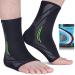 Beister 1 Paar Kr chelbandage Konpressionsbandage f r Damen und Herren Elastische Verstauchung Plantarfasziitis Fußsocken f r Verletzungen Gelerkschnerzen Achillessehne Fersensporn Schwarz-5 S