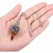 JOVIVI Pendulum Crystal 7 Chakra Dowsing Crystals Pendulum Divination Scrying Healing Crystal Gemstone Quartz Stone Pendant for Reiki Grid Meditation Witchcraft Wicca 7 Chakra Crystal Pendulum - Buy Online on GoSupps.com