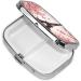 Paris Eiffel Tower Flowers Printed Square Pill Box | Portable Travel Medicine Organizer - Buy Online on GoSupps.com