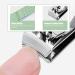 Nail Clipper Set Carbon Steel 4 in 1 Portable Nail Clipper Kit with Travel Cover Professional Sharp Nail Care Kit Finger Nail Clippers Nail Scissors Nail Tools for Manicure Pedicure/3325 Green - Buy Online on GoSupps.com