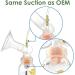 Maymom Top Hole Connector for Medela Breast Pumps - Compatible and Replaces Medela Connector II - Buy Online on GoSupps.com