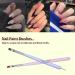 Nail Art Brushes Set - 6Pcs for Nail Tips Design with Poly Gel, Acrylic Brushes, Painting Drawing Pen Kit - Salon/Home Use - Buy Online on GoSupps.com
