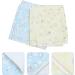 2pcs Waterproof Baby Changing Pad Set - Breathable & Leak-Proof Mat for Toddlers - Yellow Blue - Buy Online on GoSupps.com