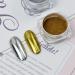 Metallic Chrome Powder Set - Gold & Silver Mirror Glitter Nail Pigment with Sponge Applicators - Buy Online on GoSupps.com