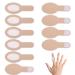 10 pieces of castor oil pack for fingers 10.5 x 4 cm soft cotton oil wrap for thumb comfortable packaging Replacement for castor oil packs to relax
