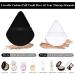 12-Piece Triangle Powder Puff Set for Flawless Makeup Application - Washable & Reusable Foundation Sponges in Black & White (Large & Small) - Buy Online on GoSupps.com