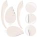 Fomiyes 4-Piece Facial Razor Set for Women | Painless Eyebrow Cutter & Hair Remover | Chrome Makeup Scissors - Buy Online on GoSupps.com