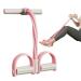 Puller Stretching Trainer | Resistance Bands Pull Up with Handle | Workout Tension Pull Rope Elastic | Arm Sit Up Fitness Band Exercise Gym Equipment Pink 1